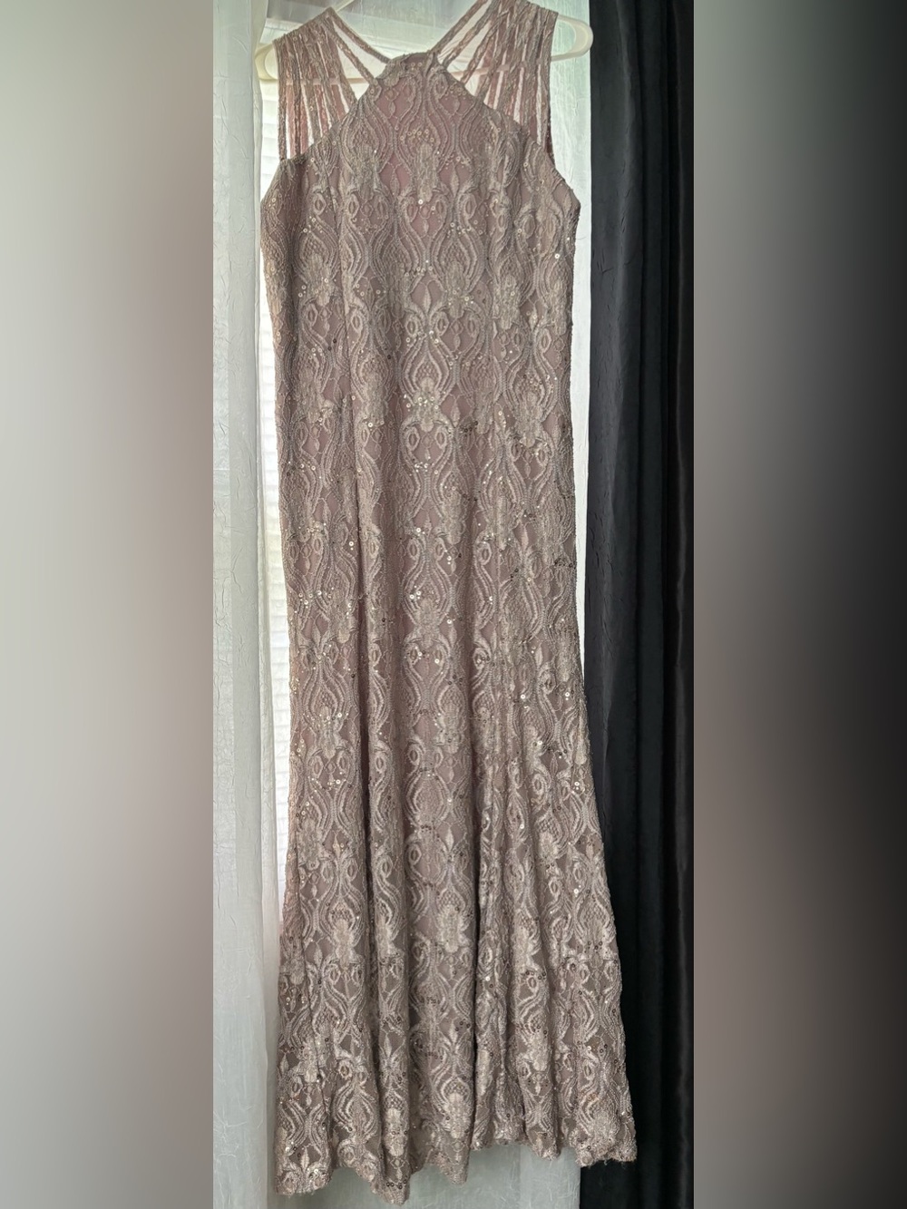 Embellished Lace Dress